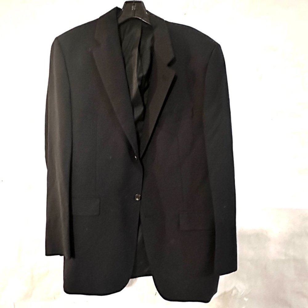RalpH Lauren Black Blazer Sport Coat Jacket 44R Wool Sports Size 44 - Picture 7 of 13